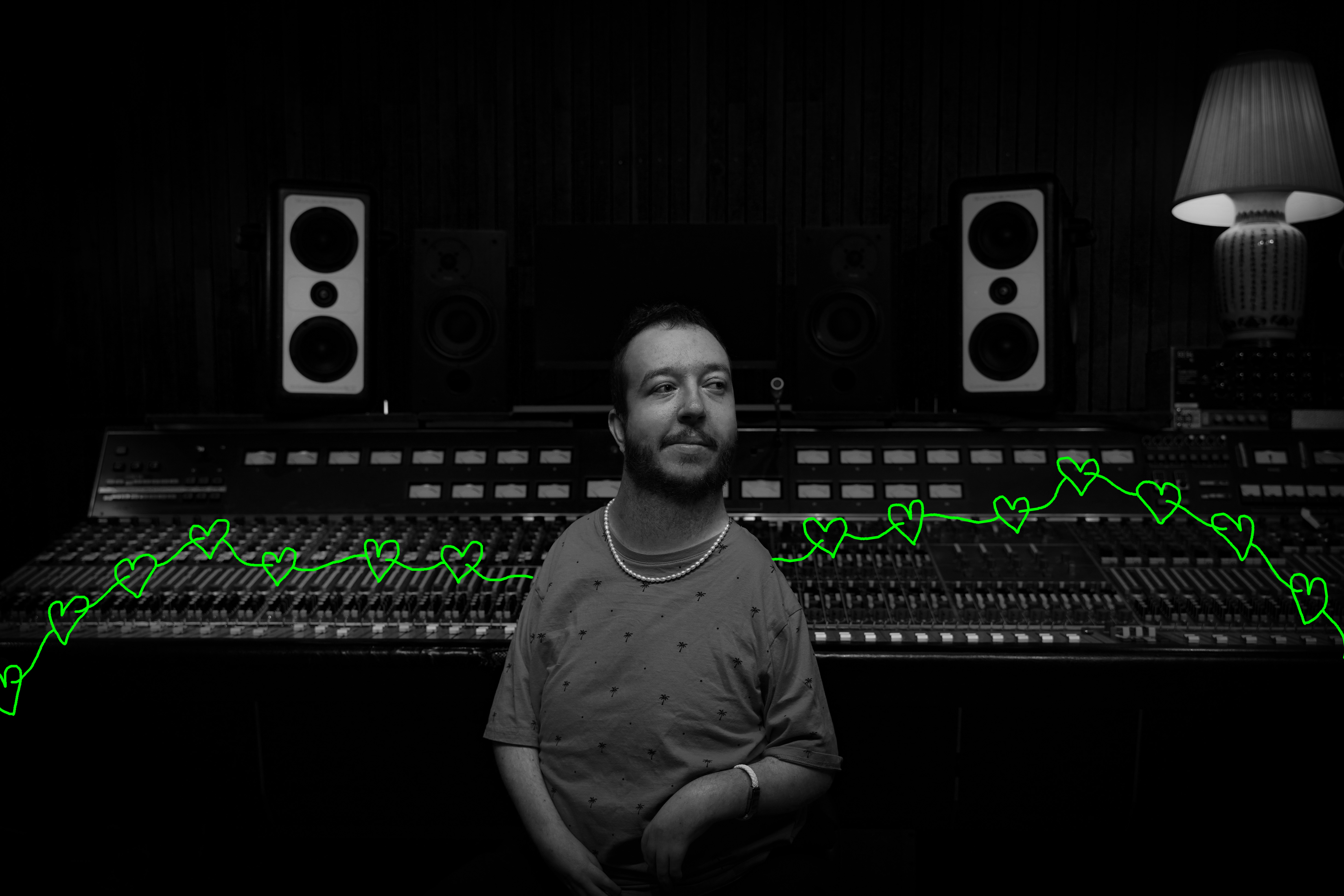 Tim Palm at Svenska Grammofonstudion in Gothenburg